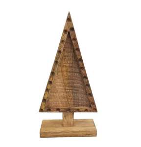 Table Top Christmas Decoration Metal Iron <b>Wire</b> Decorative Luxury X-Mas Tree Shiny Aqua Powder Coated for Home Decor - Product Image 2