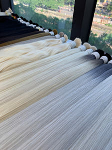 Meilleure vente Cuticule alignée cheveux vierges extensions de cheveux humains vietnamiens en différentes couleurs approvisionnement en vrac dentelle avant - Product Image 5