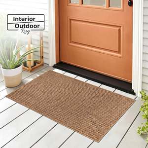 Modern Washable Jute <b>Rug</b> for Indoor & <b>Outdoor</b> Classic Hallway Runner Bedroom Carpet - Product Image 2