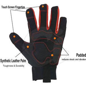 Logo personnalisé Gants de sécurité antidérapants protégés contre la chaleur Gants de mécanicien Offre Spéciale - Product Image 3
