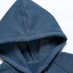 Sweat à capuche zippé ou à enfiler pour homme en coton/polyester doublé polaire – Streetwear personnalisé, séchage rapide et respirant, facile à porter - Product Image 2