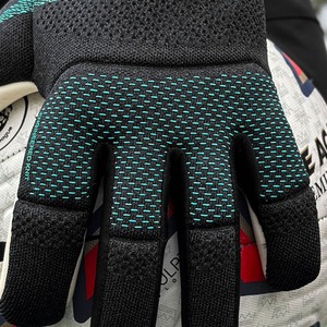 Guantes de portero de fútbol de puño completo tejido de malla negra hechos a medida de alta calidad, venta elástica, apropiados para portero de portero - Product Image 5