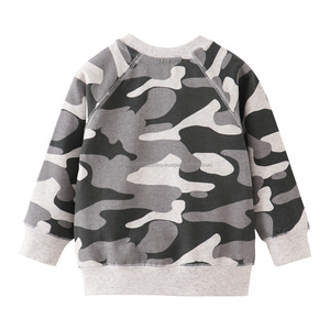 Vêtements pour bébé en coton 100% personnalisés de haute qualité, sweat-shirts à col rond surdimensionnés pour enfants, sweat-shirts pour tout-petits pour garçons et filles - Product Image 2