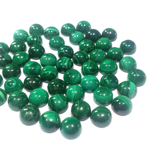 อัญมณีทรงหลวมขนาด8x8มม. สำหรับเครื่องประดับหินมาลาไคต์ธรรมชาติ - Product Image 1