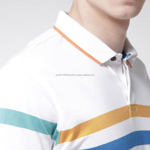 Chemises polo à manches longues Fit2Fight avec strass personnalisés, 100% coton, broderie pour hommes, boutons, chemises polo de golf pour hommes - Product Image 5