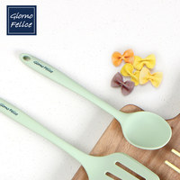 [Giorno Felice] Cuillère en silicone résistante à la chaleur, cuillère de cuisine antiadhésive, cuillère en silicone souple, cuillère de service de cuisine