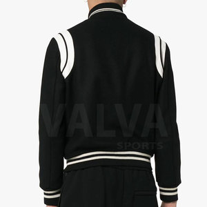 Best Quality Customizable <b>Canvas</b> <b>Jacket</b> for Men High Street Style Stand Collar Lettermen <b>Jacket</b> Quick Dry & Breathable Winter - Product Image 5