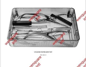 Juego de instrumentos quirúrgicos ortopédicos de acero inoxidable de alta calidad Uni-Knee, superventas, herramientas de cirugía de rodilla con caja esterilizada - Product Image 3