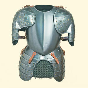 Coraza Medieval - Armadura de Placas, Arnés Duradero, Réplica Histórica, Metal, Acero, Latón, Hierro, Imitación Antigua, Arte Hecho a Mano - Product Image 1