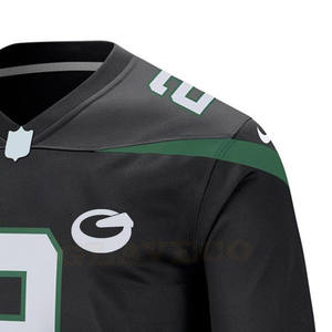 Camiseta de fútbol americano resistente, último estilo con características transpirables, opciones de talla grande, MOQ bajo, recién llegado - Product Image 4