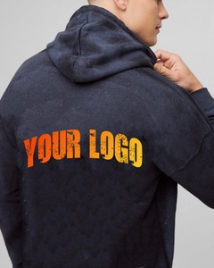 OEM personalizado ácido lavado sudaderas con capucha sólido Regular manga otoño sostenible sudaderas con capucha Top Streetwear vintage invierno Sudadera con capucha - Product Image 5