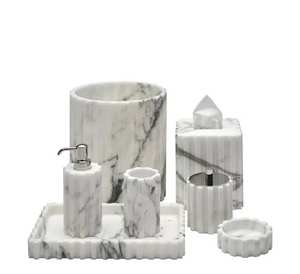 งานหัตถกรรมหินอ่อนคุณภาพสูงสินค้าไม่ซ้ำใครสำหรับโรงแรมโรงเรียนวิลล่าใช้ในบ้านรายการห้องน้ำที่สวยงาม - Product Image 1