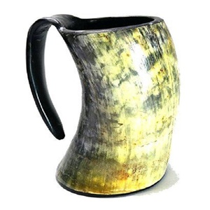 La mejor jarra de cerveza de cuerno de búfalo Tazas de cuerno para beber a precio barato variable de A Z CRAFTS - Product Image 1