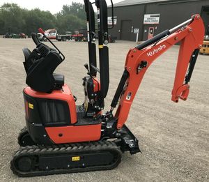 รถขุดขนาดเล็ก Kubota U10-5 สำหรับงานก่อสร้าง จัดสวน เกษตรกรรม และงานหนัก น้ำหนัก 1 ตัน ระบบไฮดรอลิก ขายส่ง - Product Image 5