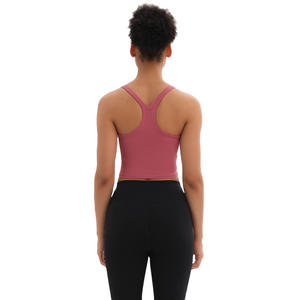 Débardeur de sport personnalisé en Spandex/Polyester écologique à séchage rapide pour femme, idéal pour la course, la gym et le yoga – Modèle sexy - Product Image 6