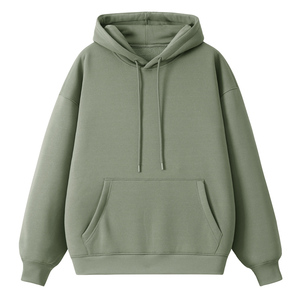 Hombres otoño pulóver Hoodi logotipo personalizado bordado sólido liso poliéster algodón goteo impresión sudaderas con capucha - Product Image 3