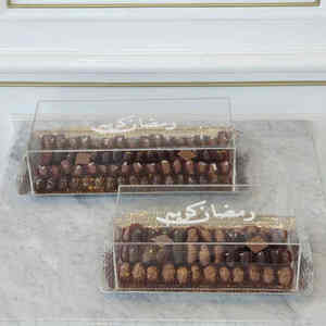 Bandejas Rectangulares de Metal de Lujo Modernas para Chocolates, con Tapas, para Servir Postres en Hoteles y Fiestas, Ecológicas y Aptas para Lavavajillas, Venta al Por Mayor - Product Image 2