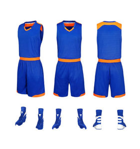 Uniforme de basket-ball pour hommes de haute qualité respirant et à séchage rapide nouveau Design vente directe d'usine en gros taille adulte - Product Image 1