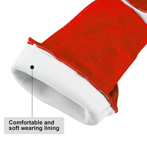 Nouveaux gants en cuir de vachette de haute qualité, personnalisés, résistants au feu, protection UV, imperméables, mitaines - Product Image 5