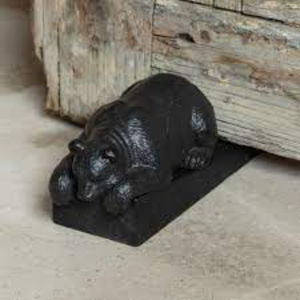 Tapón de puerta decorativo para el hogar de diseño fantástico Tope de puerta de conejo de hierro de Metal de primera calidad Para topes de puerta de baño y dormitorio - Product Image 3