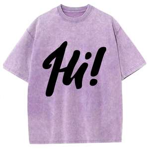 Vintage 100% algodón Boxy recortado ajuste corto longitud gráfico camisetas Streetwear DTG impresión hombres camisetas - Product Image 1