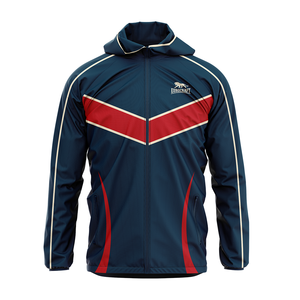 Chaqueta cortavientos deportiva sublimada para hombre, impermeable, de secado rápido, con cremallera, ligera, chaqueta transpirable personalizada - Product Image 3