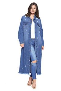 Veste en jean d'hiver sur mesure pour homme, service OEM, haute qualité, 100% coton, col montant, logo imprimé, denim délavé - Product Image 5