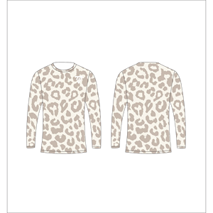 T-shirt à manches longues pour homme, imprimé léopard rose, col rond, motif guépard, décontracté, Trackstar, marque privée OEM TSI-G05-P0829 - Product Image 2