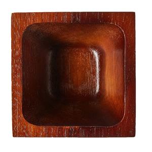 Cuenco cuadrado de madera Natural pura 100% hecho a mano y pulido para el hogar/decoración del Hotel frutas desechables/ensaladeras - Product Image 3