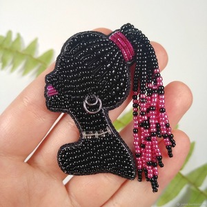Broches perlées de haute qualité pour femmes, accessoires vestimentaires, pour cadeaux et fêtes - Product Image 5