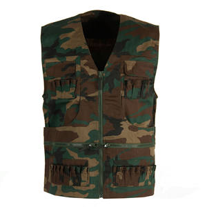 Chaleco de Caza de Lona Impermeable de Invierno de Alta Calidad con Logotipo Personalizado para Hombre, Chaleco de Caza de Camuflaje para Exteriores, Chaleco de Caza Impermeable - Product Image 1