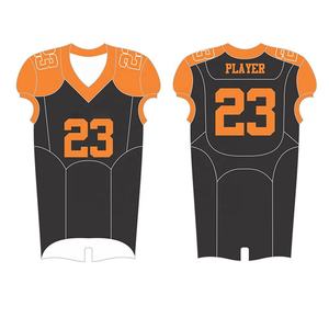 Conjunto deportivo personalizado de 100% poliéster para jóvenes, uniforme de fútbol americano bordado transpirable, Camisetas estampadas de talla grande - Product Image 2