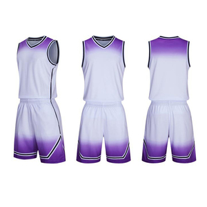 Ensembles de maillots de basket-ball respirants à impression personnalisée, vêtements de sport de couleur unie, grande taille, haute qualité, séchage rapide, unisexe - Product Image 5