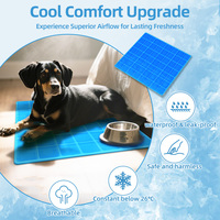 Matelas rafraîchissant en PVC PCM à double zone pour chien, chat et chiot
