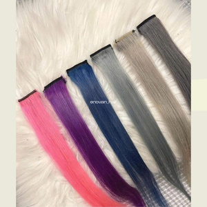 Precio de fábrica CLIP IN Extensiones de cabello humano vietnamita Virgen Textura sedosa sin procesar Calidad duradera Mercado de exportación de fábrica - Product Image 1