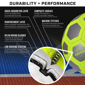 Balón de Futsal Personalizado con Impresión a Medida, Balón de Fútbol Sala Talla 5 para Entrenamiento, Balón de Futsal 2026 - Product Image 5