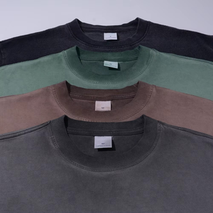 Diseño de logotipo personalizado Traje de verano de dos piezas para hombre Pantalones cortos de lavado ácido de 2 piezas y Conjunto de camiseta para hombres Ropa conjunto corto - Product Image 5