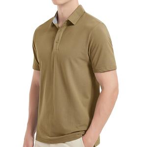 New Arrivals Wholesale High Quality Blank <b>Stretch</b> Breathable <b>Shirts</b> Short Sleeve Polo <b>Shirts</b> for <b>Men</b> with custom color 2026 - Product Image 2