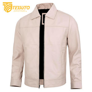 Meilleure qualité hommes rose veste en cuir nouvelle mode veste en cuir pour hommes respirant classique collège Style Tessuto vestes en cuir - Product Image 1