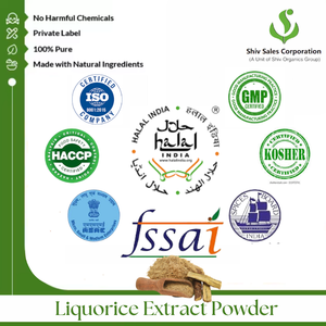 Polvo de extracto de regaliz para mezclas de extractos de hierbas, confitería y suministros de ingredientes nutracéuticos a granel - Product Image 6