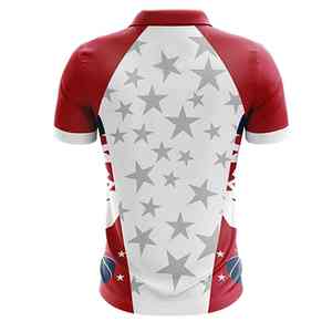 Polo en tissu tricoté OEM de haute qualité 100% coton, avec des motifs et un logo personnalisés, vente en gros - Product Image 4