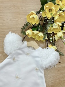 Vestido bebé niña vestidos de princesa Top nuevo diseño lindo vestido para niña paquete en bolsa de plástico de Vietnam - Product Image 5