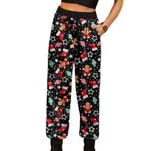 Pantalones de chándal de mujer de tela ultra suave al tacto hechos con tela suave y cintura con cordón Pantalones de chándal al por mayor para mujer - Product Image 1