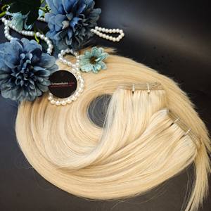 2025 gros vietnamien Remy cheveux Machine Double trame Extensions perruque 100% vierge humaine toutes les couleurs 8 "20" 28 "30" 100g Bundle - Product Image 1