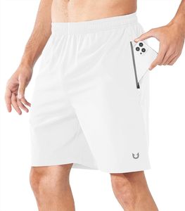 Pantalones cortos de gimnasio con logotipo personalizado para hombre, de secado rápido Material, bolsillos con cremallera, cierre de cordón para entrenamiento, correr, Fitness, fabricante OEM - Product Image 6