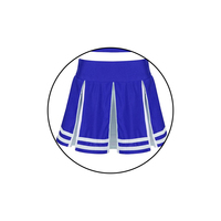 Uniformes de cheerleading personnalisés pour femmes à manches courtes, nouveau design, 100 % polyester, ensembles imprimés teints dans la masse, vente en gros pour adultes