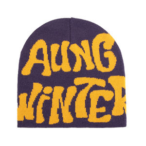 Vente en gros 2026 hommes 100% acrylique Jacquard Beanie Cap personnalisable à la mode hiver Design confortable - Product Image 5