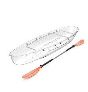 Nouveau kayak transparent avec fond cristallin à vendre à prix réduit, bateau à rames transparent pour la navigation en mer et les excursions hôtelières - Product Image 3