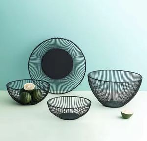 Cuenco para servir frutas de Metal de aluminio de Venta caliente para Decoración Cocina casera en diseño único de lujo - Product Image 2