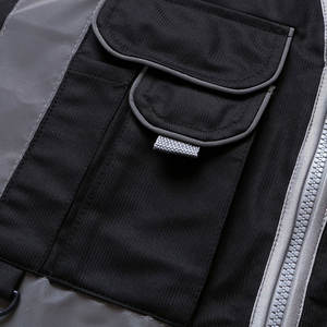 Chaleco de seguridad industrial de poliéster 100% de alta calidad con múltiples bolsillos, último diseño para verano, chaleco visible para correr al aire libre - Product Image 5